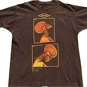 Gildan Paramore X-Ray Skull Graphic T-Shirt Unisex All Sizes Black New Band Tee